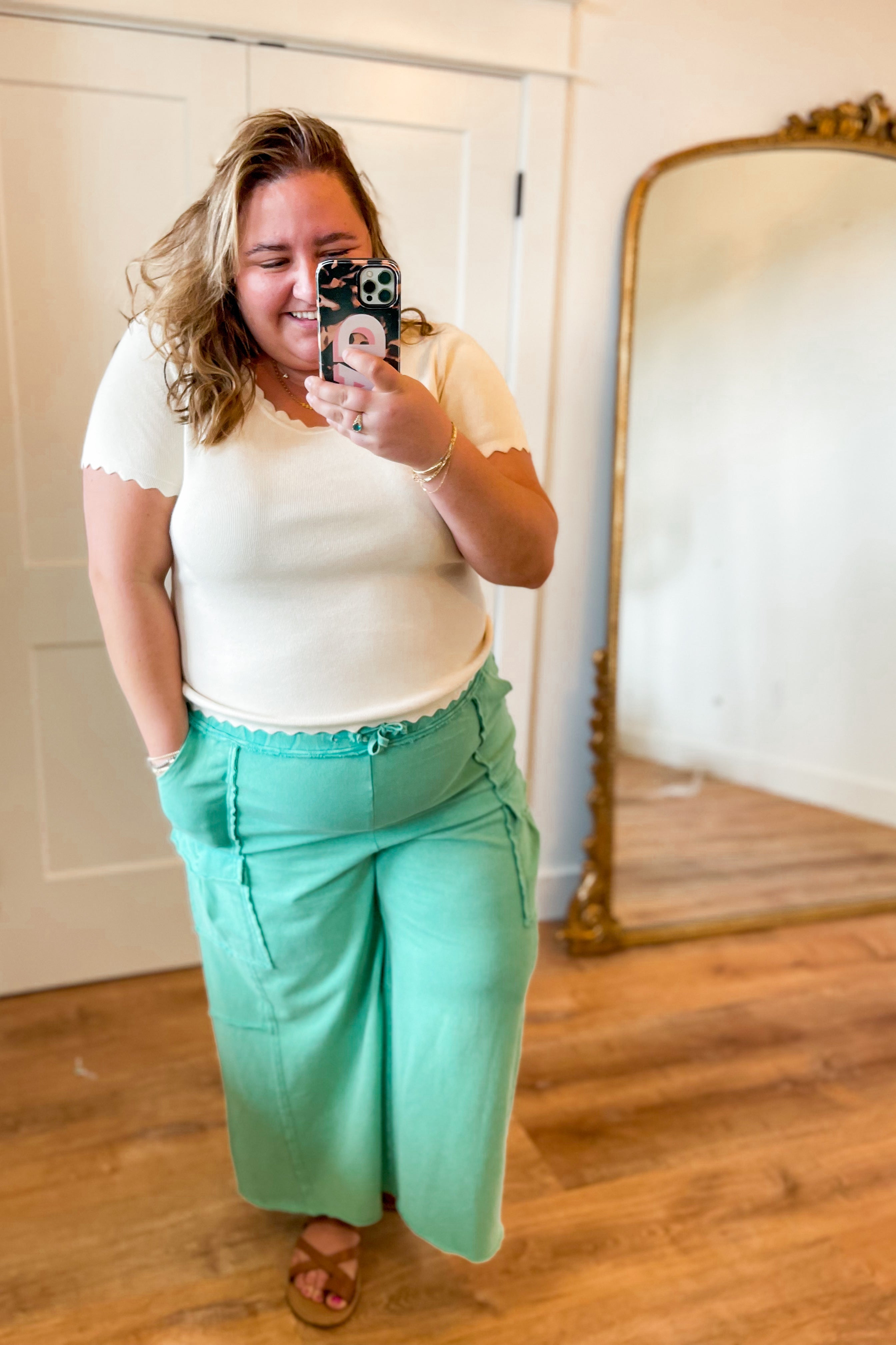 Mateo Mineral Washed Wide Leg Cargo Pants - Coremarkets