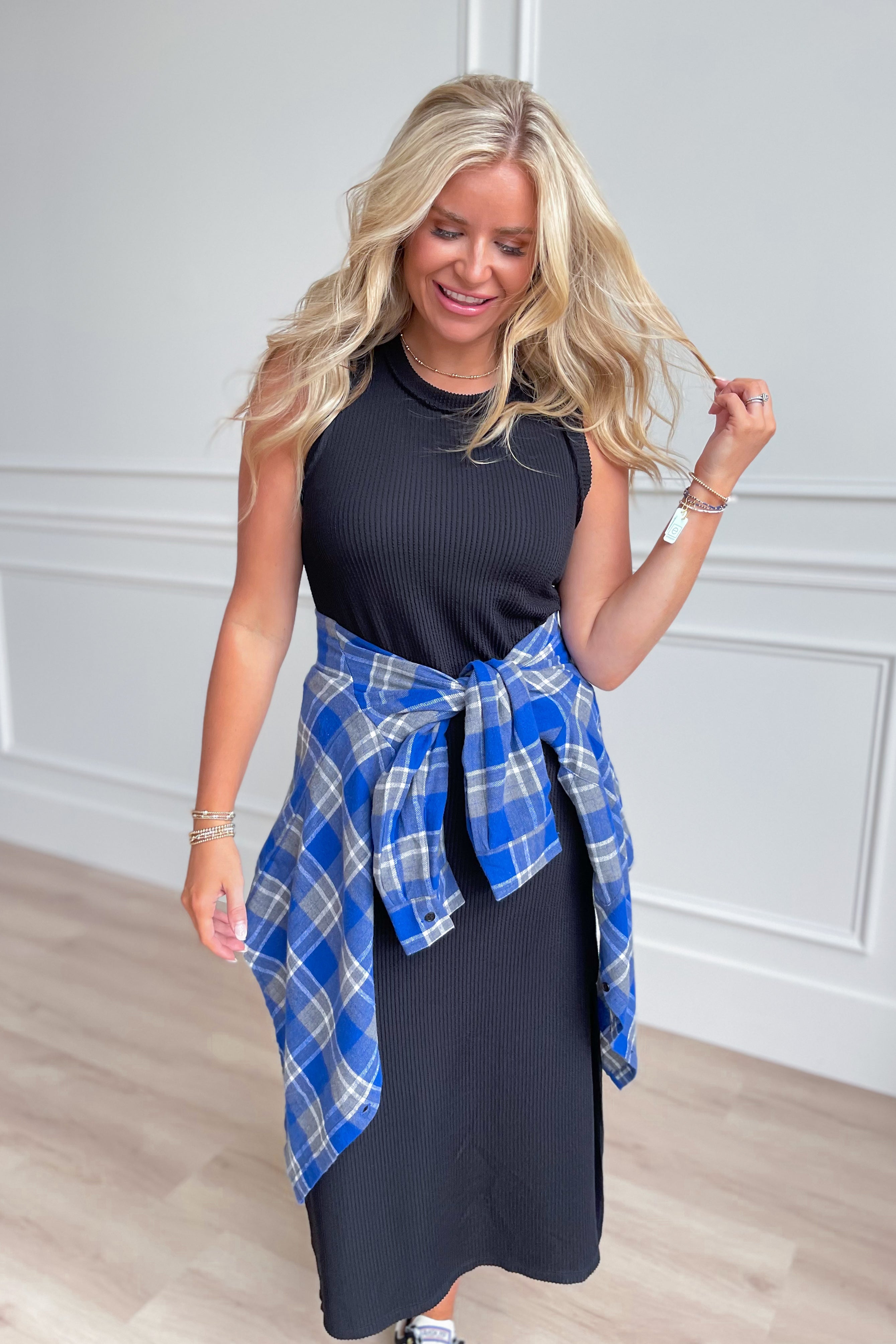 Blakely Ribbed Midi Dress - Coremarkets