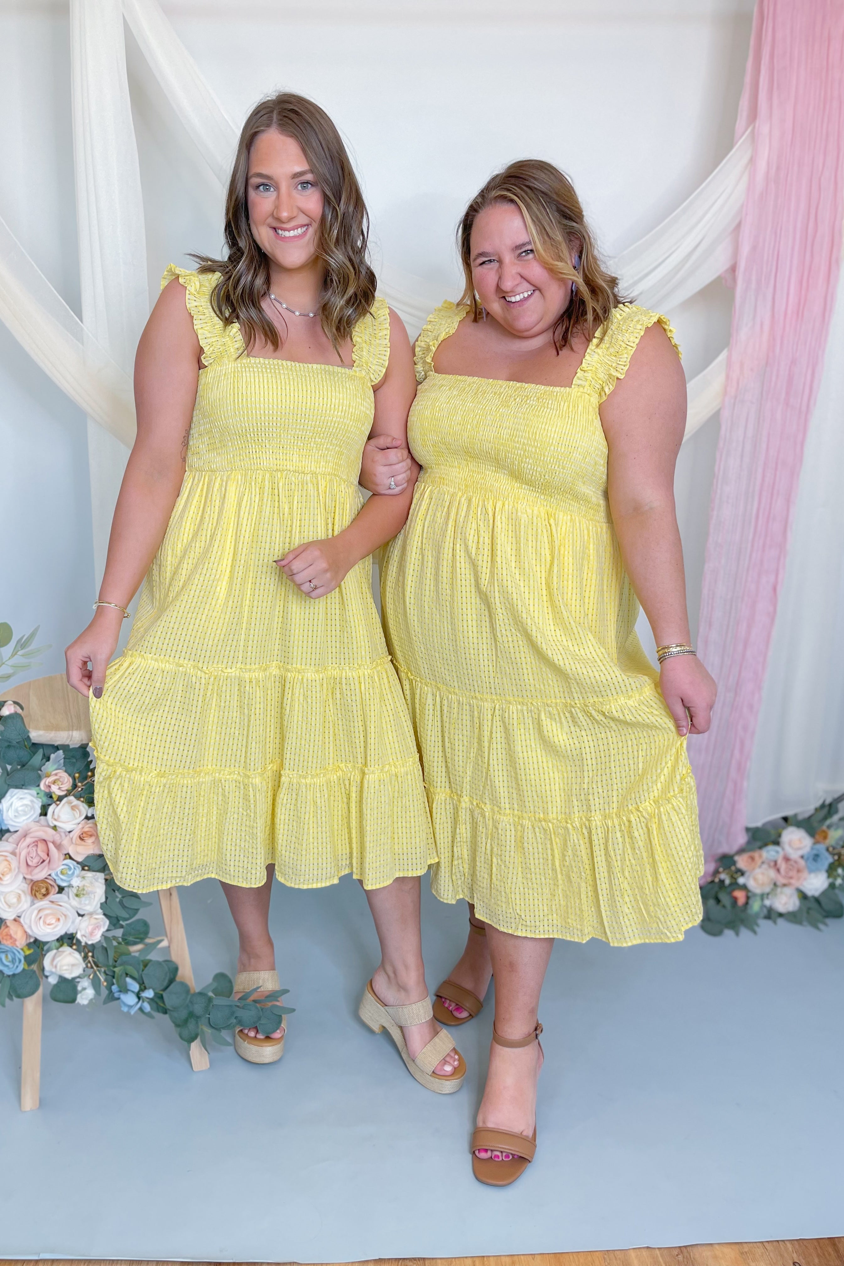 Sunny Tiered Midi Dress - Coremarkets