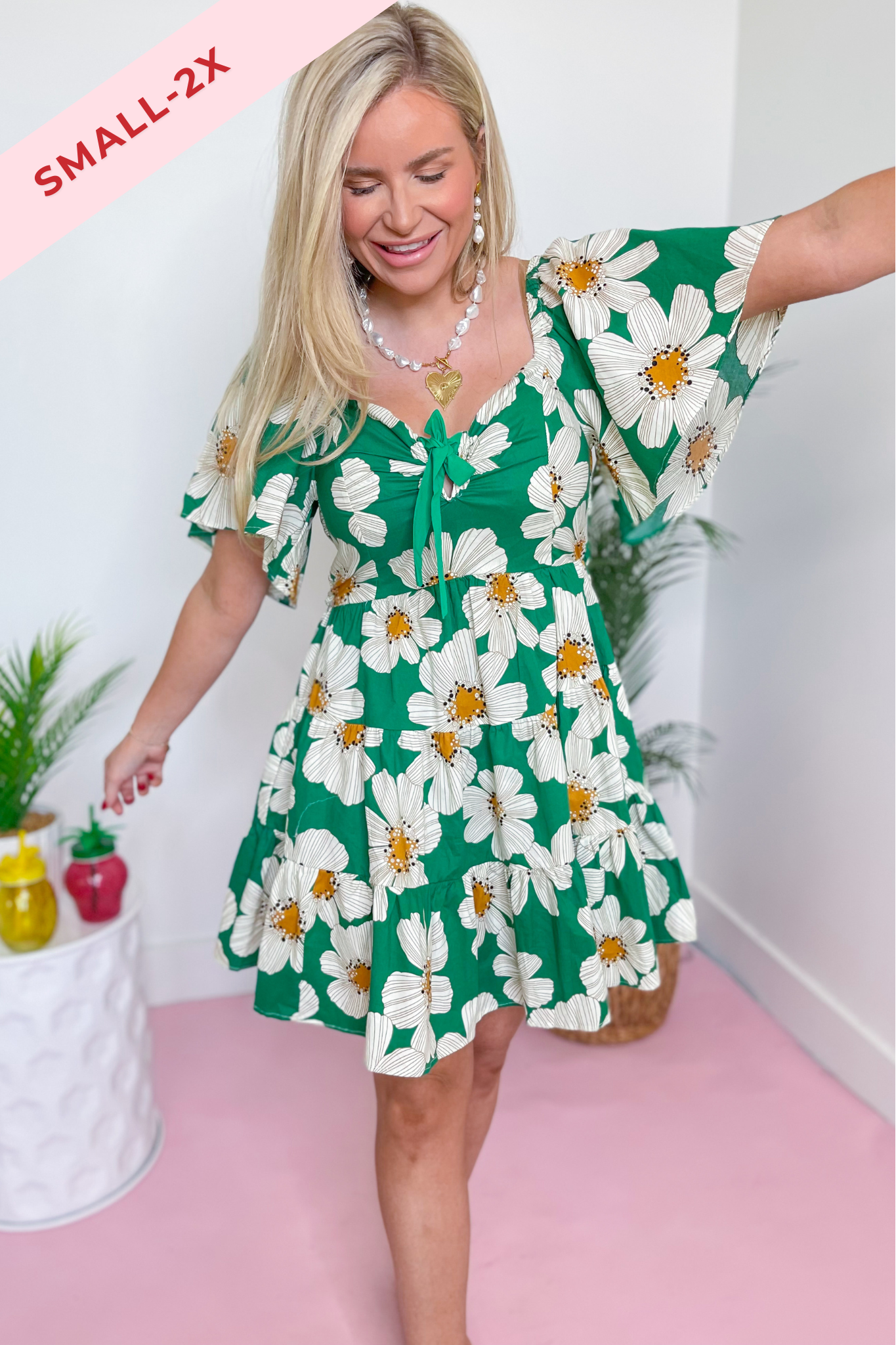 Ella Daisy Print Dress - Coremarkets