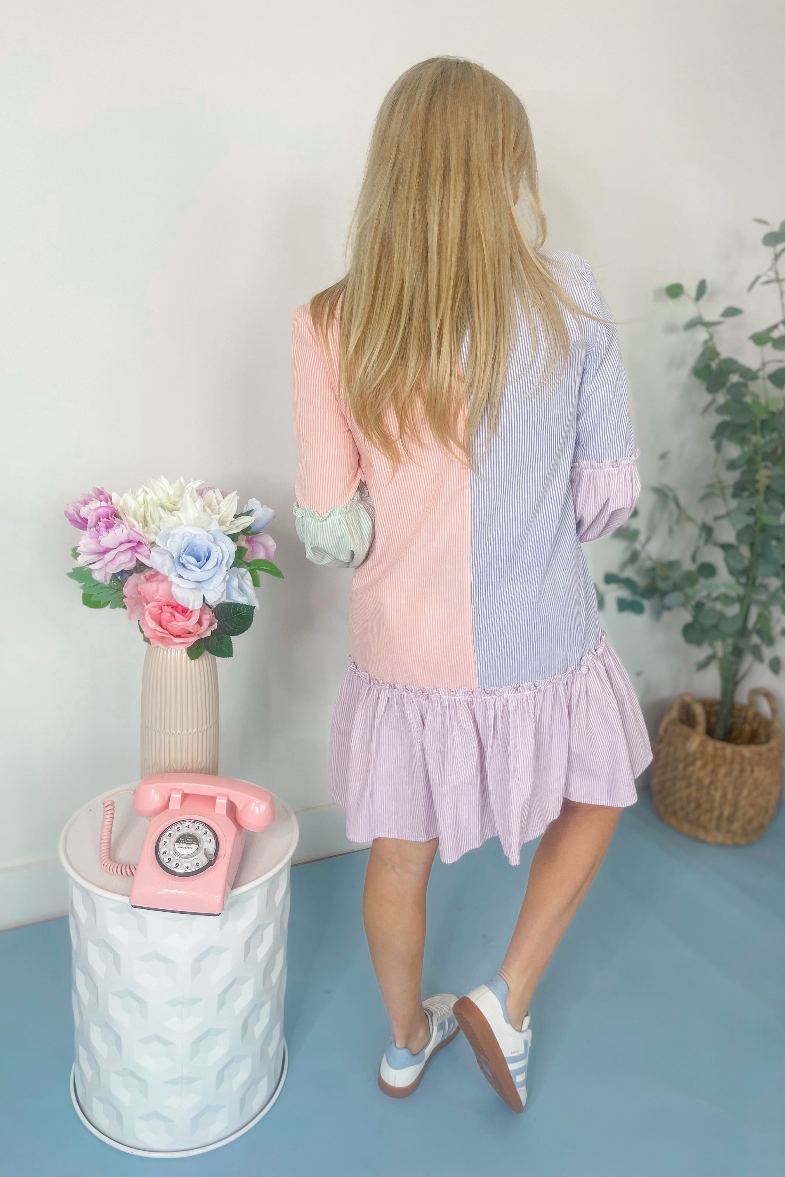 Victoria Multi Striped Dress - Coremarkets