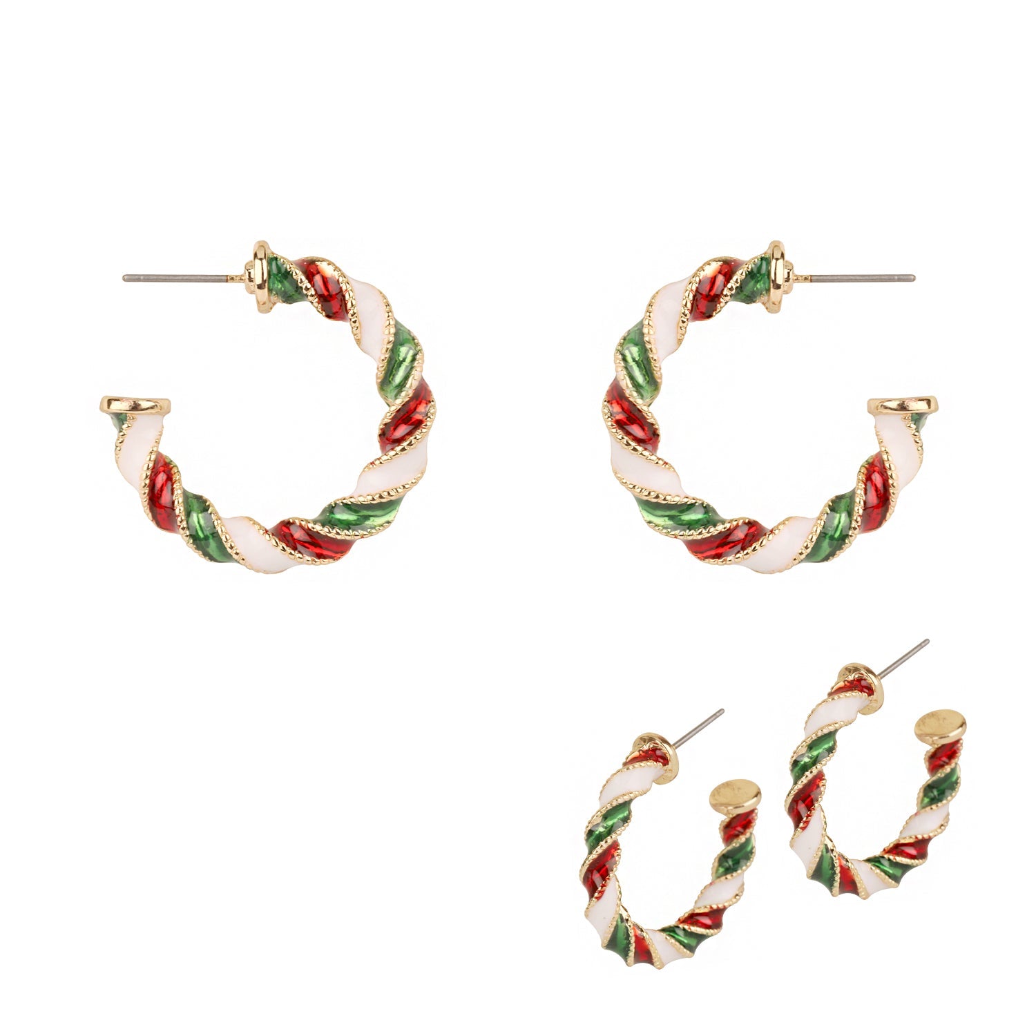 Red, White and Green Wrapped Hoop - Coremarkets