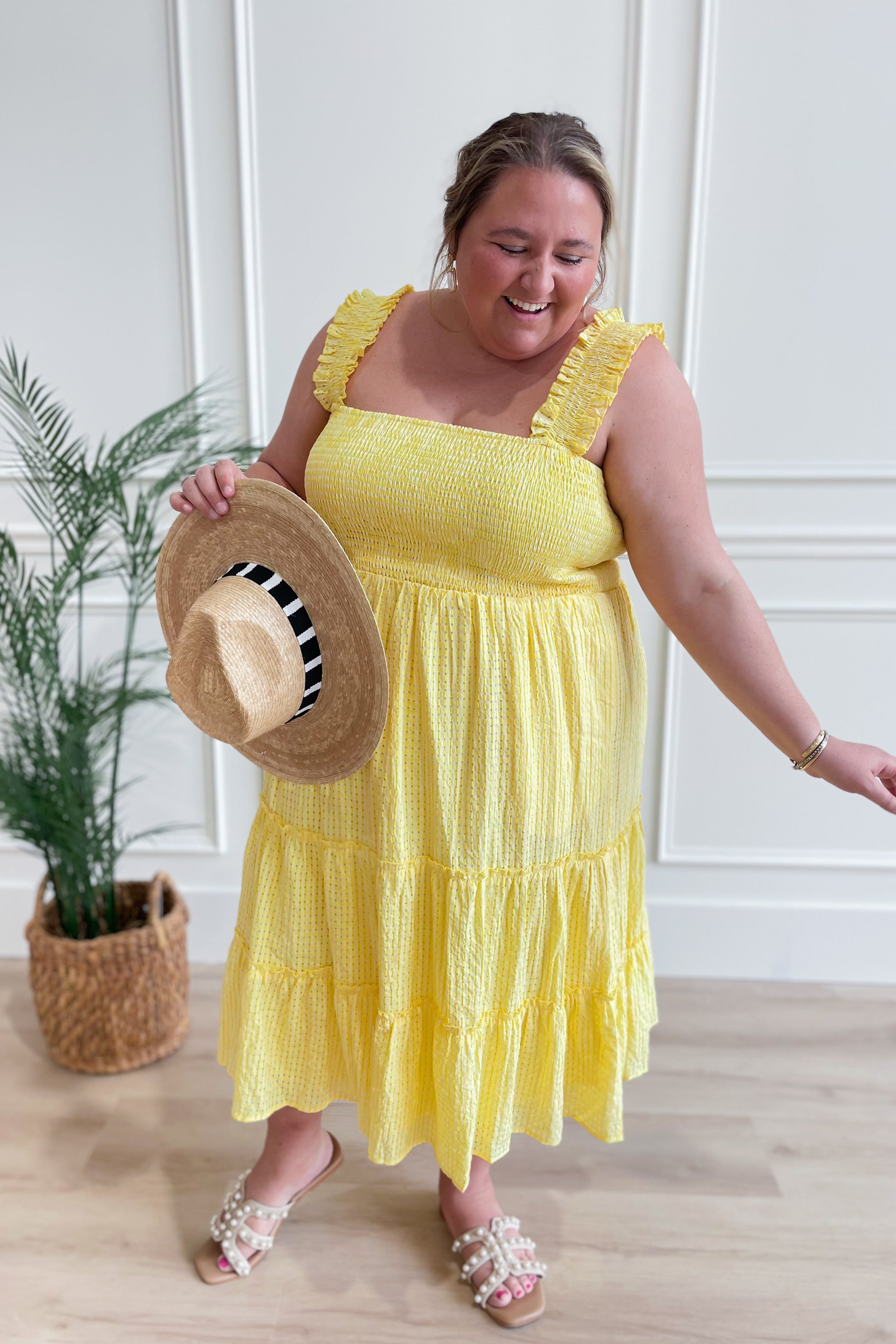 Sunny Tiered Midi Dress - Coremarkets