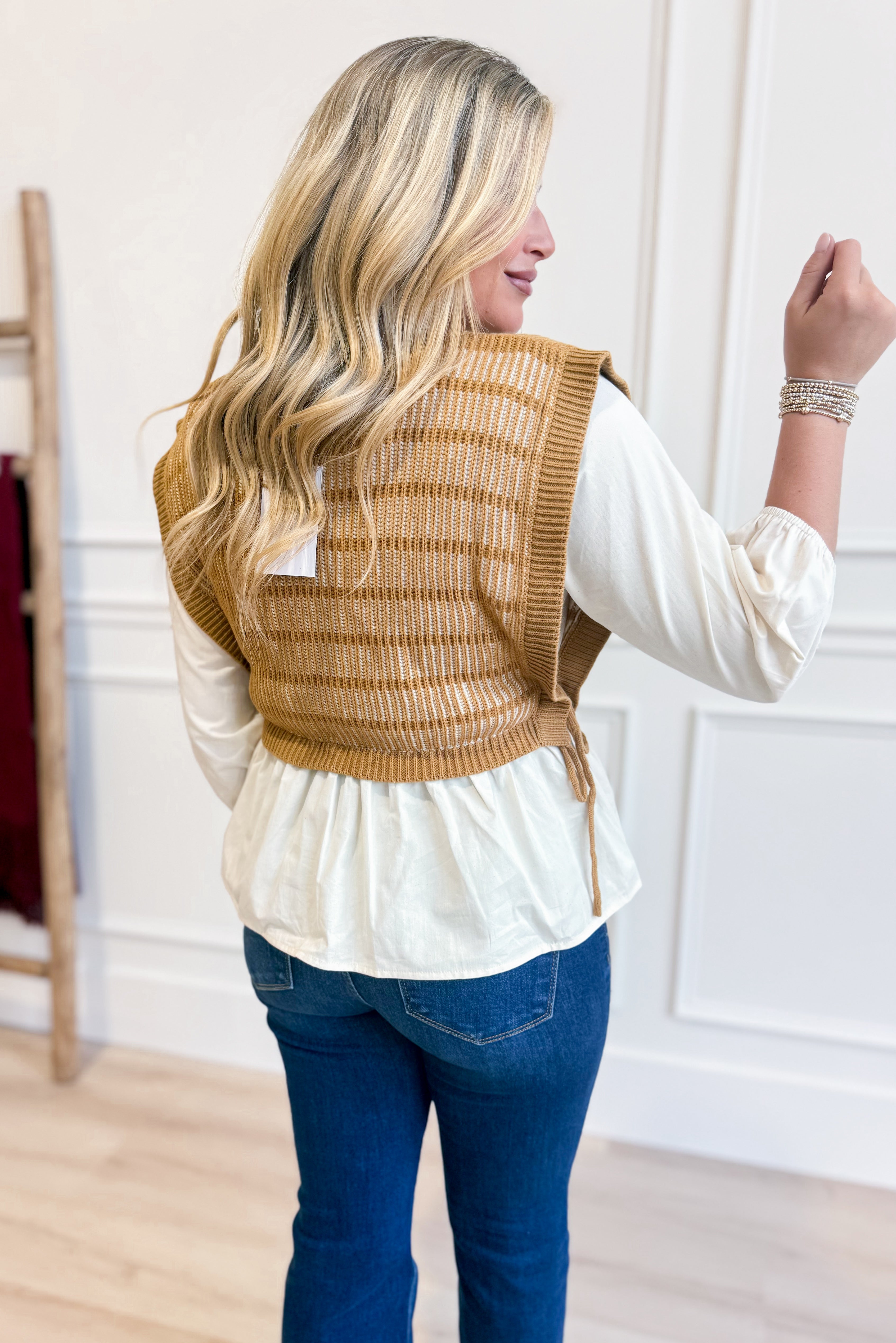 Francine Sweater Peplum Long Sleeve Top - Coremarkets