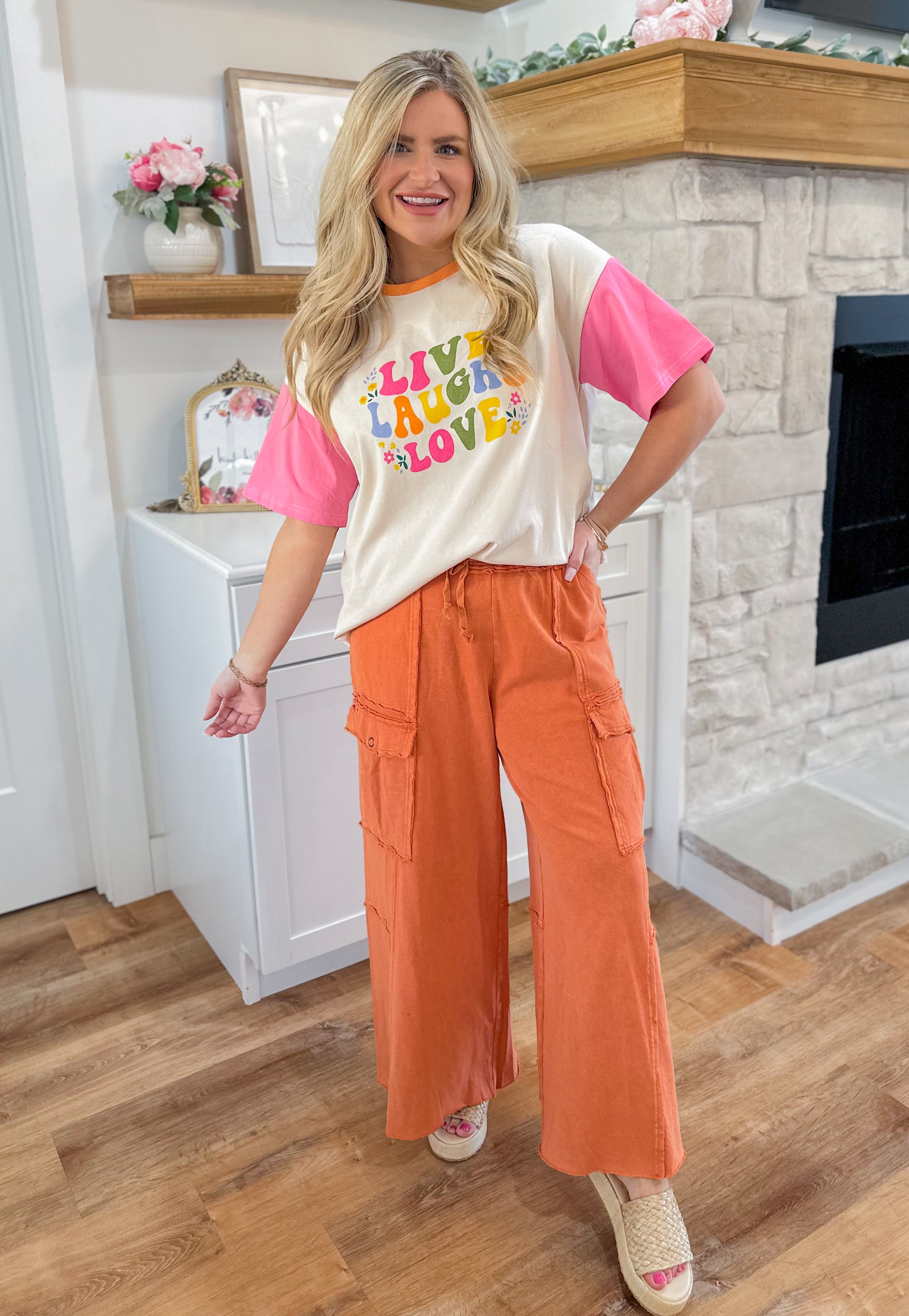 Mateo Mineral Washed Wide Leg Cargo Pants - Coremarkets