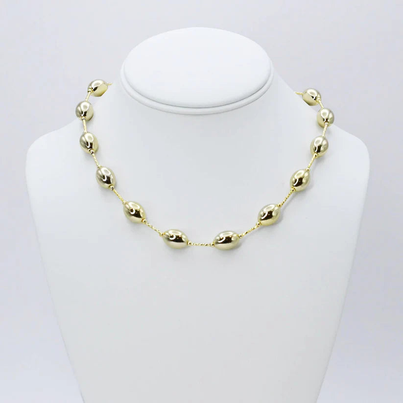 Treasure Jewels Gold Magnet Necklace - Coremarkets