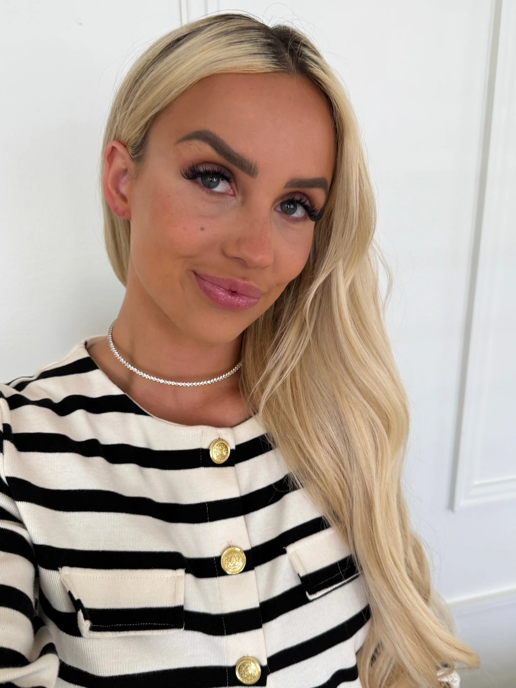 Chansutt Luxe Tennis Necklace SILVER - Coremarkets