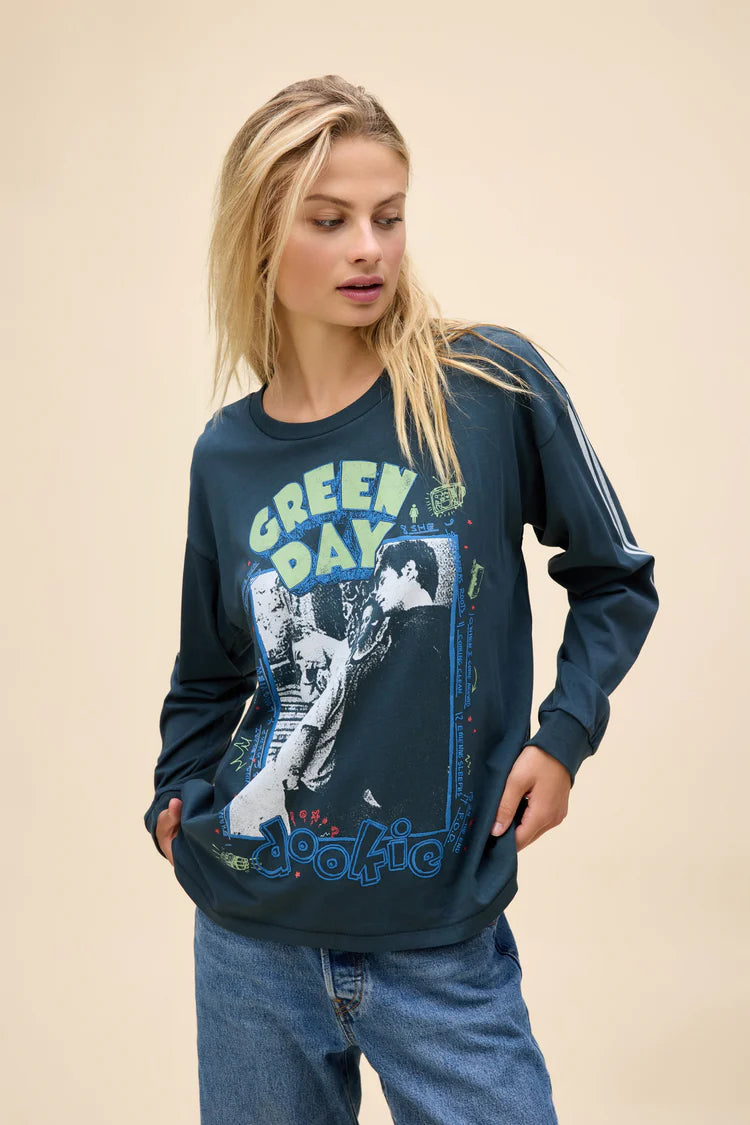 DAYDREAMER Green Day Dookie Long Sleeve Merch Tee - Coremarkets