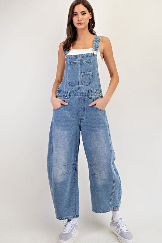Georgie Denim Overalls - Coremarkets
