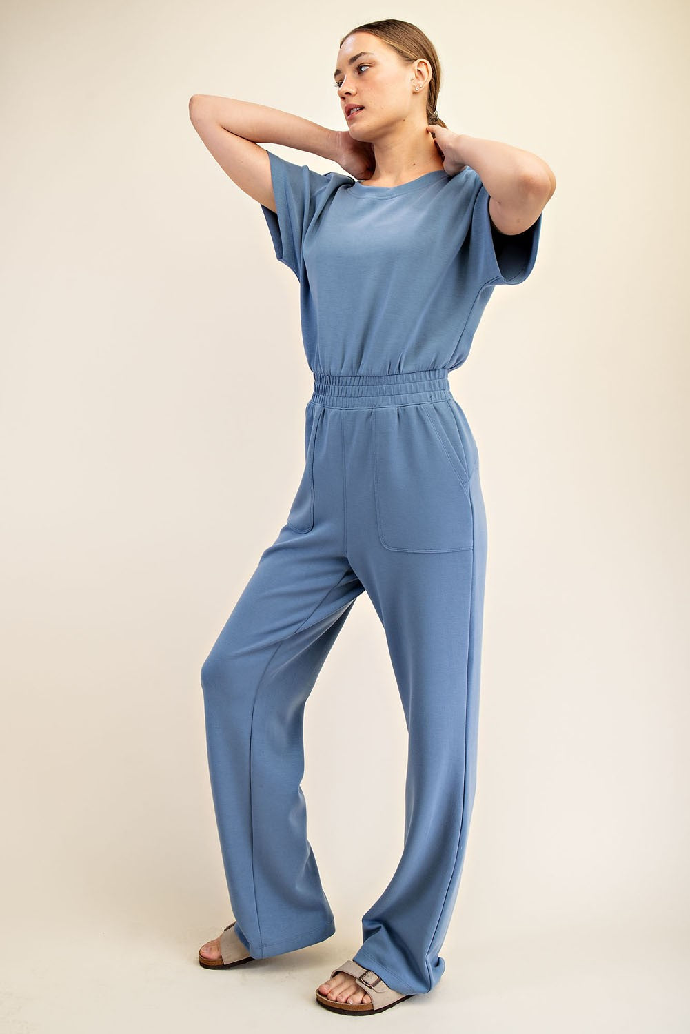 Jennifer Short Sleeve Jumpsuit - Coremarkets
