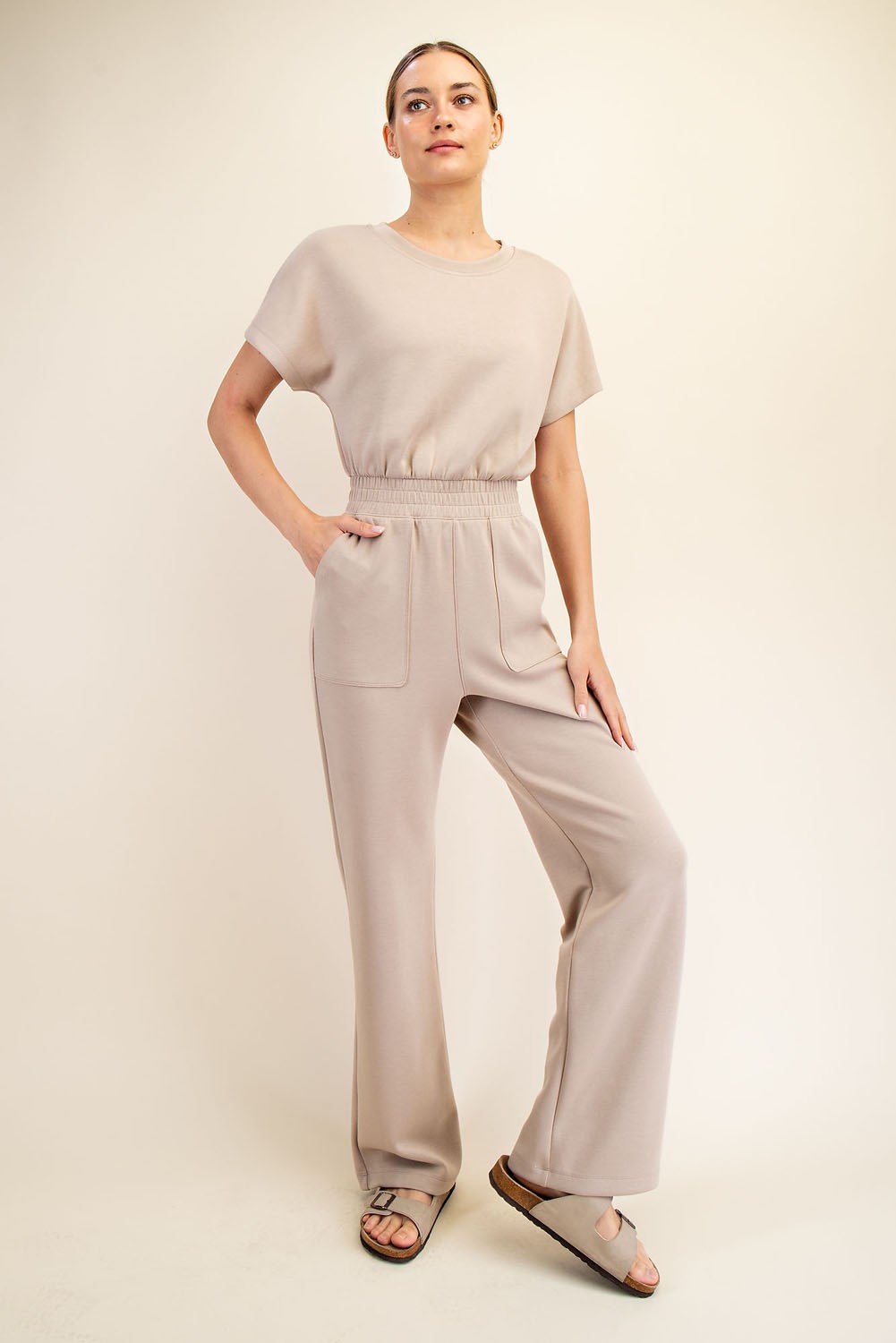 Jennifer Short Sleeve Jumpsuit - Coremarkets