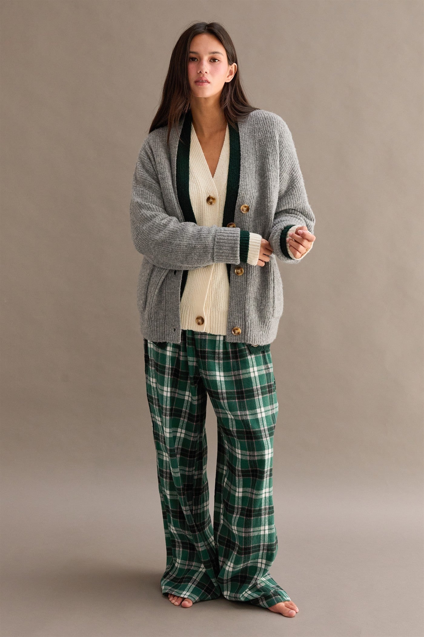 Chris Plaid Elastic Waist Pant - Coremarkets