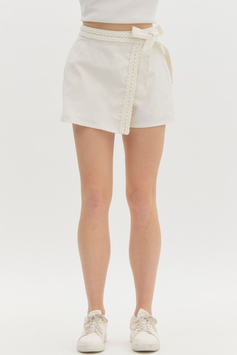 Andrea Braided Side Bow Skort - Coremarkets