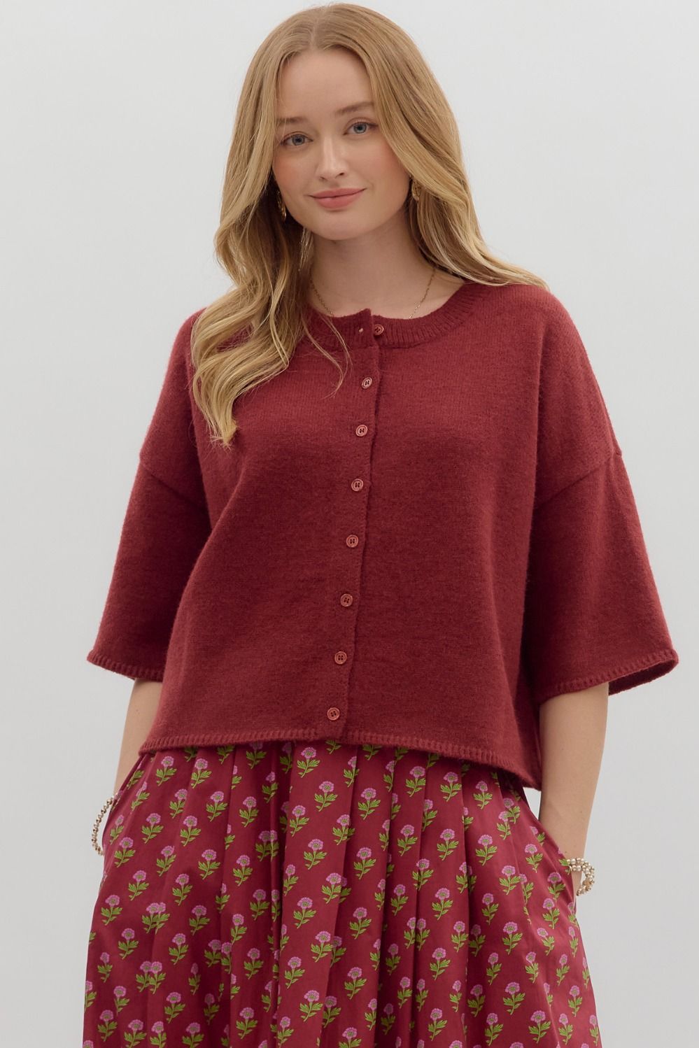 Vanessa Short Sleeve Sweater Top - Coremarkets