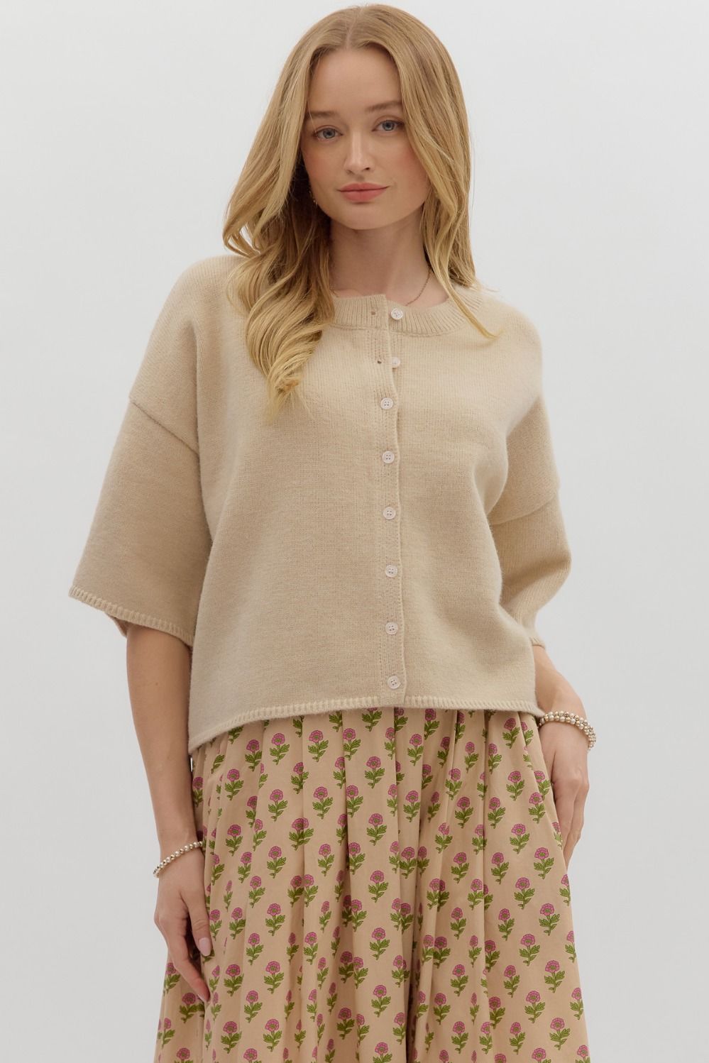 Vanessa Short Sleeve Sweater Top - Coremarkets