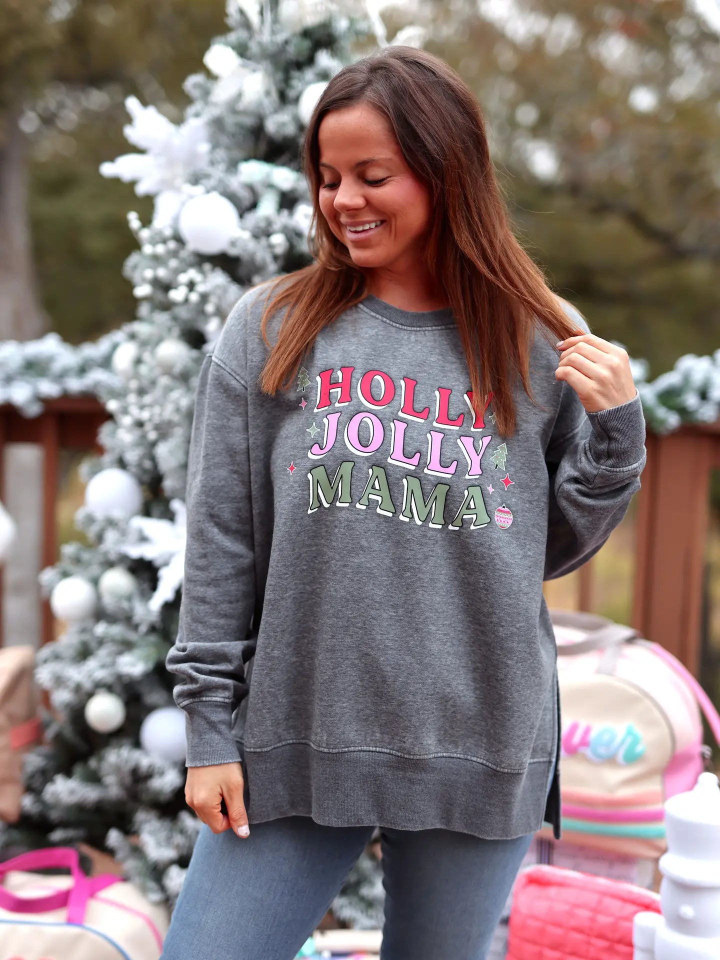 Holly Jolly Mama Sweatshirt - Coremarkets